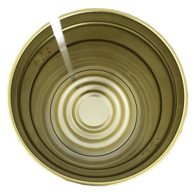 Round metal paint bucket, 10L small paint bucket with flowered metal lid