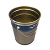 20L printed iron metal tinplate paint bucket with lid paint bucket