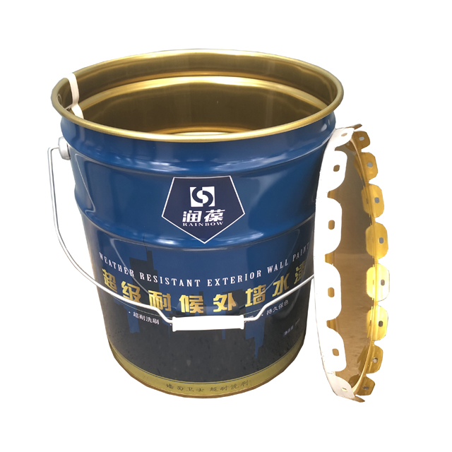 Color painting 18 liters paint bucket with lid wholesaler