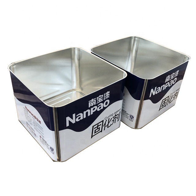 Hot sale wholesale 2 gallons / 3 gallons / 5 gallons square bucket paint coating
