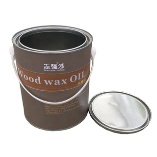 1 liter round paint tin can with metal lid, tin bucket for glue, all solvents for latex