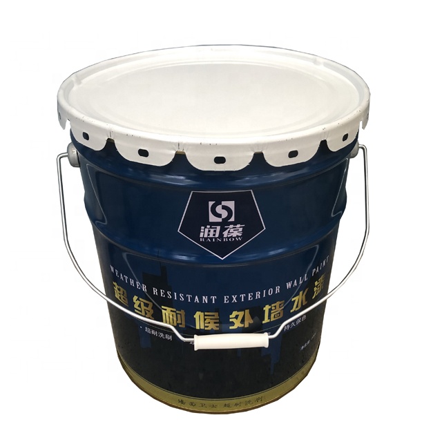 18 liters cheap round white metallic paint/chemical barrels/barrels/cans