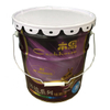 20 liters intellectual tinned paint bucket with lock ring lid
