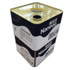 10 liter metal paint tin bucket with plastic nozzle cover and handle