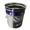 Round metal oil drum with lid