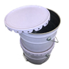 10L white painted steel metal tin drum/barrel