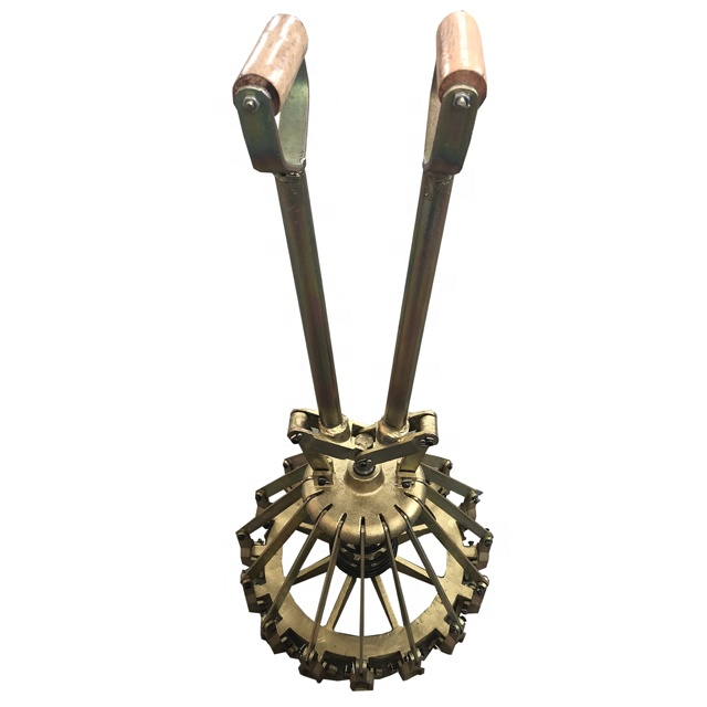 Hand-held cap grabbing machine for paint bucket