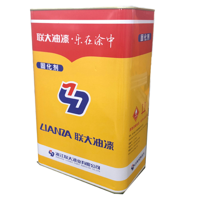 4 liters/1 gallon F type square tinplate metal can for engine oil
