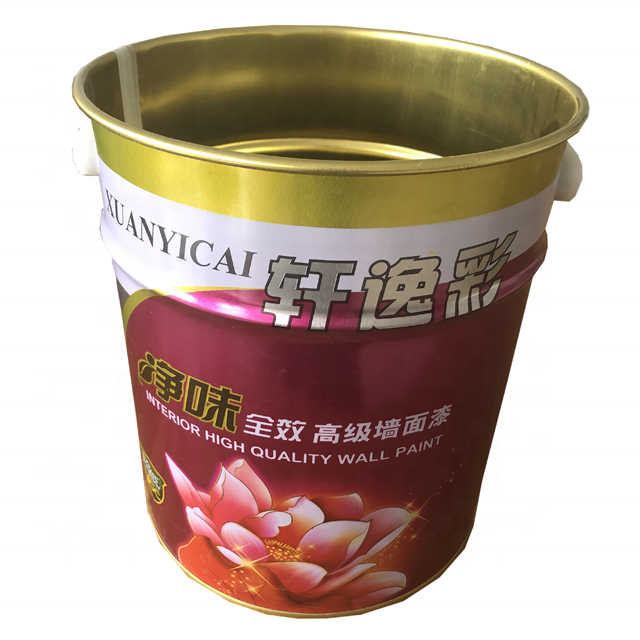 5L Round Tinplate Metal Packaging Drum/Paint Drum