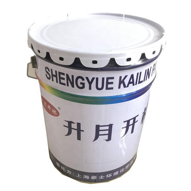 Custom printed 20-liter metal bucket tin bucket with flower lid and metal handle