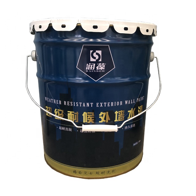 Cheaper 20 liter 5 gallon metal paint bucket pail