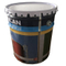 18-liter round steel paint bucket with printed design