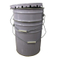 18-liter round steel paint bucket with printed design