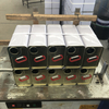4L F type square engine oil tin can with metal handle and lid, paint solvent tin can