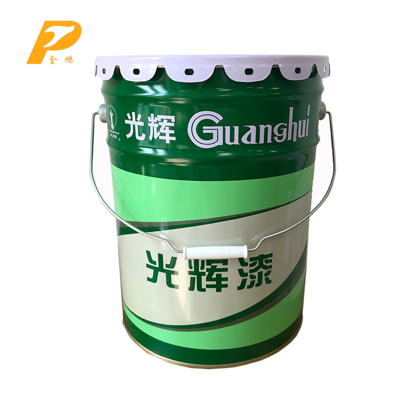 18 liters cheap round white metallic paint/chemical barrels/barrels/cans