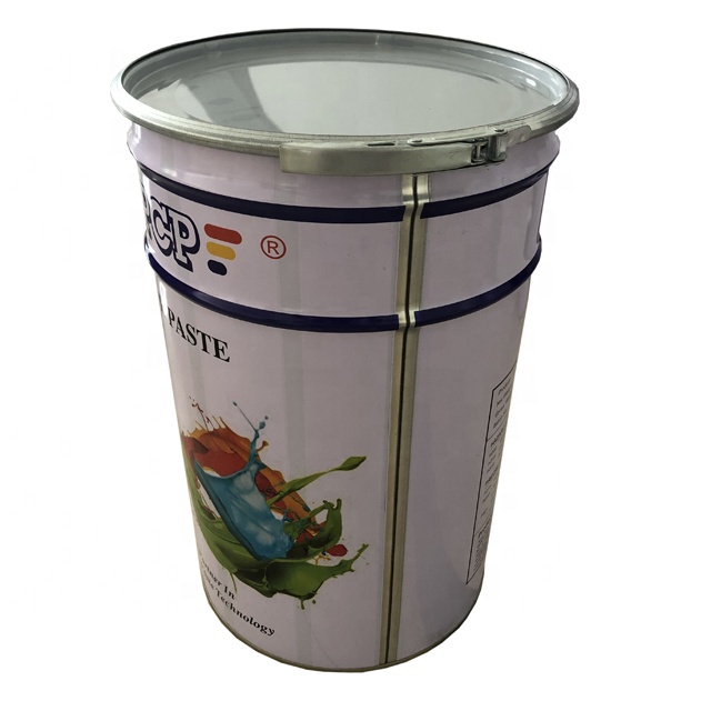 6.5 gallons 25 liters plastic beer keg paint bucket with lid and handle