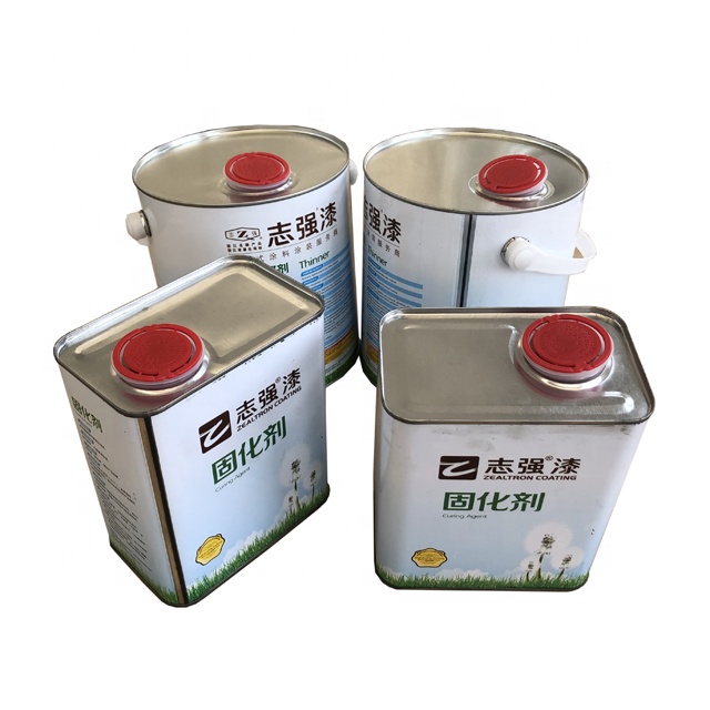 Custom-sized metal empty paint cans for chemical coating ink solvents