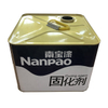 10 liter metal bucket with lid, paint tin can/square metal tin can
