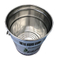 Round metal oil drum with lid