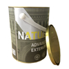 5L printed tin bucket/metal tin bucket with lid and handle