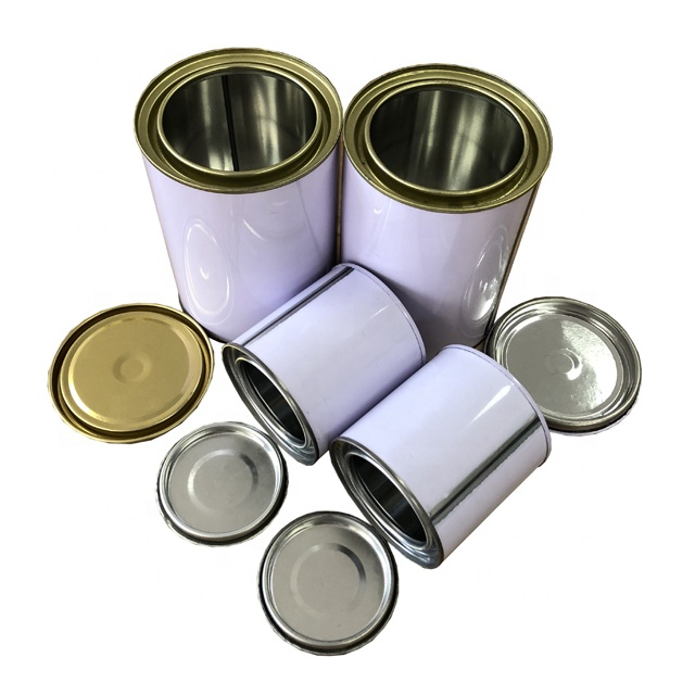 1L custom size metal empty paint can for paint chemical paint