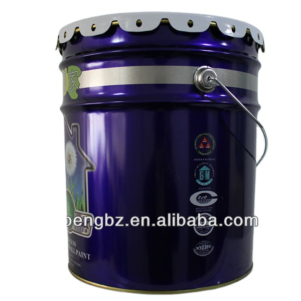 Color painting 18 liters paint bucket with lid wholesaler