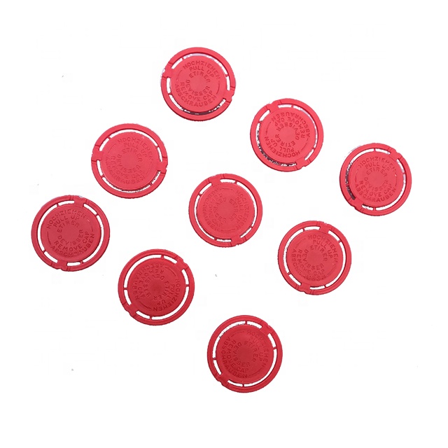 Plastic screw cap for 42mm tin can, plastic nozzle cap for square tin can, plastic cap