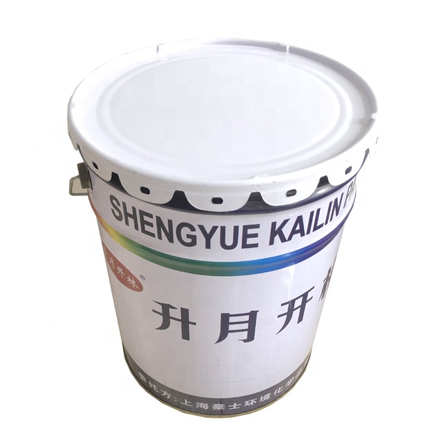 Custom printed 20-liter metal bucket tin bucket with flower lid and metal handle