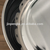 10L liter round custom printed metal tin can barrel with lace lid